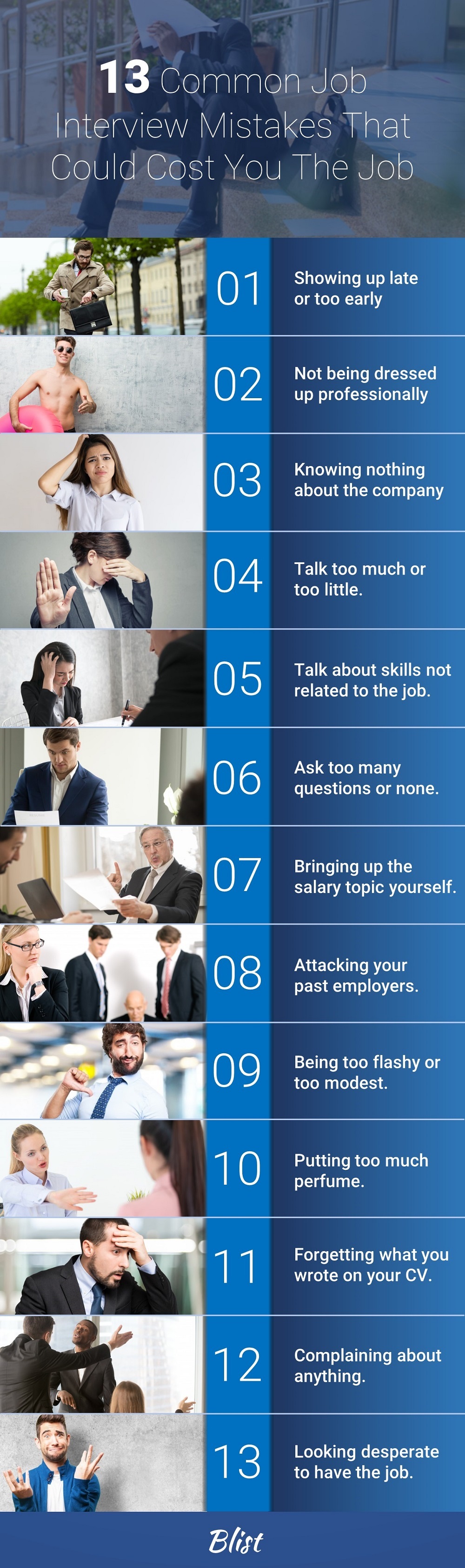 13 Deadly Job Interview Mistakes That You Should Never Make