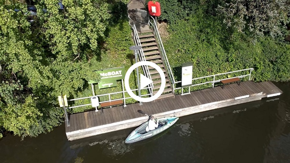 Introducing The McBoat! The Only DriveThru FloatThru McDonald's In