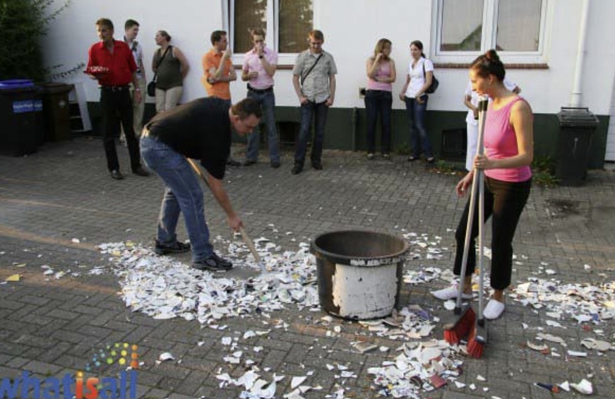 Polterabend in Germany Polterabend in Germany