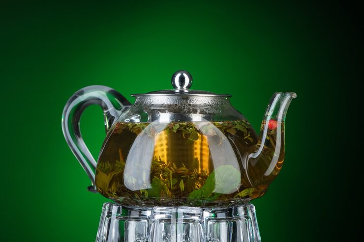 Green tea is rich in antioxidants