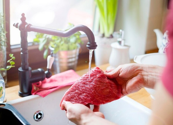 Wash Chopped Meat